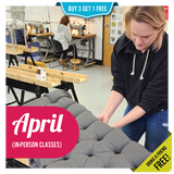 April In-Person Upholstery Workshops | Bring Your Own Project