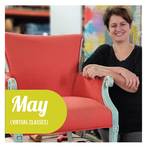 May Virtual Upholstery Workshops | Bring Your Own Project