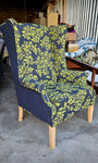 Minecraft Tapestry Wingback Chair