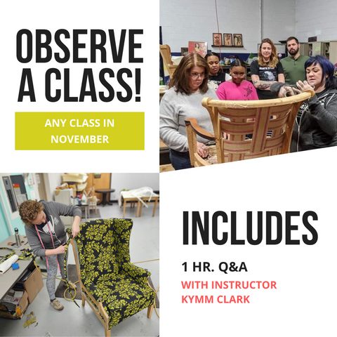 November | Observe a Class PLUS 1 HR Q&A