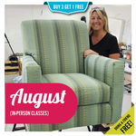 August In-Person Upholstery Workshops | Bring Your Own Project