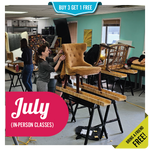 July In-Person Upholstery Workshops | Bring Your Own Project