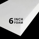 6" Upholstery Foam | 30" Wide | Full Sheet