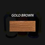 No 69 Bonded Nylon Upholstery Thread Gold Brown