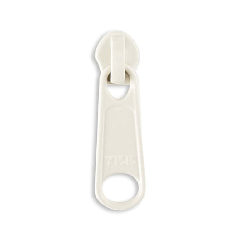 4.5 Nylon White  Plastic Zipper Slides / Pulls