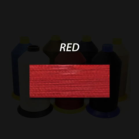 No 69 Bonded Nylon Upholstery Thread Red