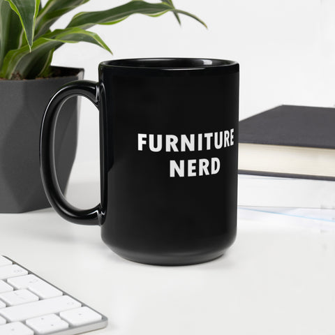 Furniture Nerd | Black Glossy Mug